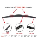 Universal Wiper Blade Factory - U Hook 14-26 Inch Hybrid Design