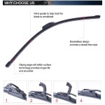 Frameless Wiper Blade Supplier - Natural Rubber Windshield Clean