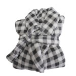 水疗浴袍厂家 - 豪华绒面毛圈缎面定制