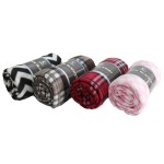 摇粒绒毯子生产厂家 - 优惠印花柔软批发