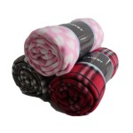 摇粒绒毯子生产厂家 - 优惠印花柔软批发