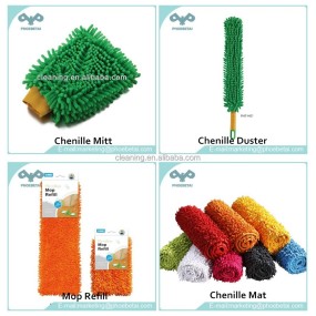 Microfiber Chenille Fabric Factory - 100% Polyester Warp Knitted