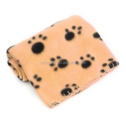 宠物毯子厂家 - 摇粒绒针织图案加厚