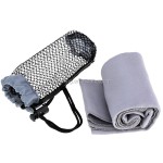 运动毛巾生产厂家 - 带拉链快干超细纤维