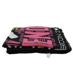 摇粒绒毯子厂家 - 印花格子批发