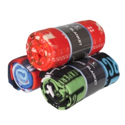 摇粒绒毯子厂家 - 印花格子批发