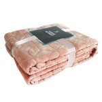 法兰绒毯子厂家 - 豪华加厚冬季纯色