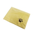 Pet Dog Towel Manufacturer - Quick Drying Cute Embroidered Paw