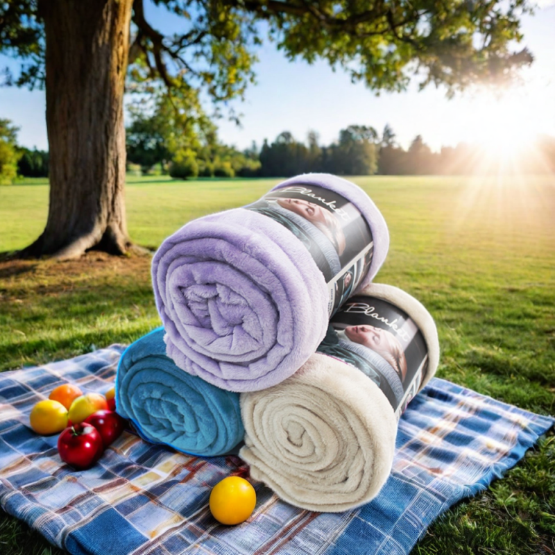 法兰绒毯子供应商 - 超柔软现货批發