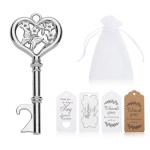 开瓶器礼品套装厂家 - 复古蝴蝶钥匙设计