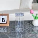 亚克力杯生产厂家 - 16盎司透明带吸管