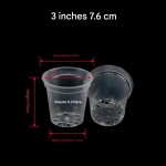 Orchid Planter Pot Factory - 2.5-11 Inch Transparent Round