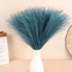 人造蒲草花束生产厂家 - 55厘米婚礼中心装饰