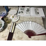 手折扇供应商 - 丝绸布料功夫表演