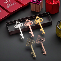 开瓶器礼品套装厂家 - 复古蝴蝶钥匙设计
