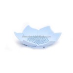 硅胶肥皂盒生产厂家 - 莲花形可洗排水