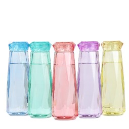 运动瓶供应商 - 人体工学磨砂水晶玻璃