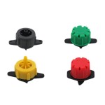 滴灌系统供应商 - 8孔可调滴头