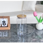 亚克力杯生产厂家 - 16盎司透明带吸管