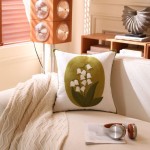 刺绣枕套厂家 - 农舍棉抽象图案