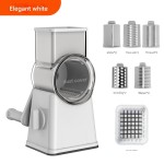 奶酪磨碎器供应商 - 手动金属三刀切菜器