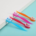 迷你牙刷生产厂家 - 5合1含牙膏舌刮