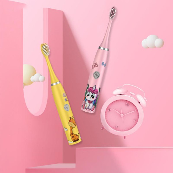 电动牙刷供应商 - 电池超声波儿童卡通