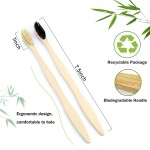 竹牙刷供应商 - CE认证可降解竹炭批发