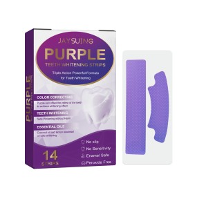 Teeth Whitening Strips Supplier - Purple for Sensitive Yellow Stain