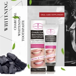Private Label Natural Active Charcoal Teeth Whitening Toothpaste Bamboo Charcoal Toothpaste