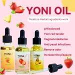 Strawberry Natural Yoni Essential Oil Feminine Hygiene MoisturiseVagina Rejuvenation Tightening Detox for Lady Remove Odor