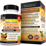 1500mg Turmeric and Black Pepper Capsules Herbal Supplements with Bioperine for Max Absorption Healthcare Supplement