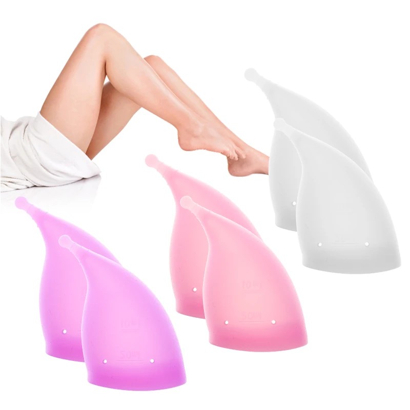 Hot Sale Cheap Price Eco-friendly 2024 100% Silicone Women Reusable Close Fit Menstrual Cup