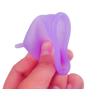 Medical Silicone Menstrual Cup&Foldable Cup Feminine Hygiene Menstrual Period Reusable Vaginal Bowl  Gift Face Cleansing Brush