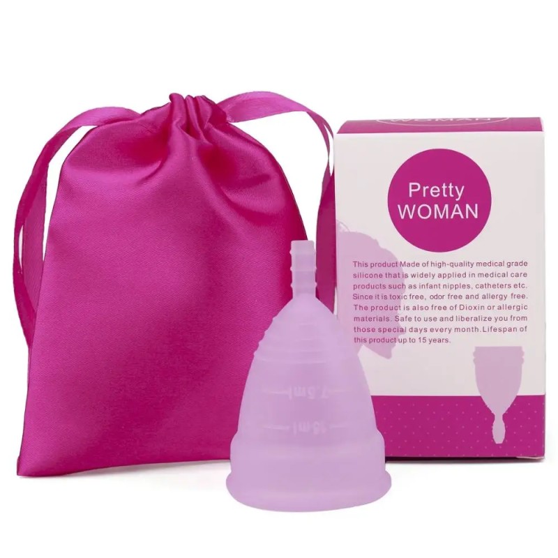 2024  Factory Price Hot Sale Cheap Price Eco-friendly 2022 100% Silicone Women Reusable Close Fit Menstrual Cup