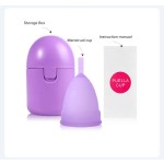 New Set Menstrual Cup Sterilization Kit Reusable Silicone Cup Menstrual Care Menstrual Collection Menstrual Sterilizer Cup