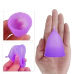 3pcs Eco-friendly Soft Medical Grade Silicone Menstrual Cups Coppetta Menstrual Coupe Feminine Hygiene Menstrual Disc for
