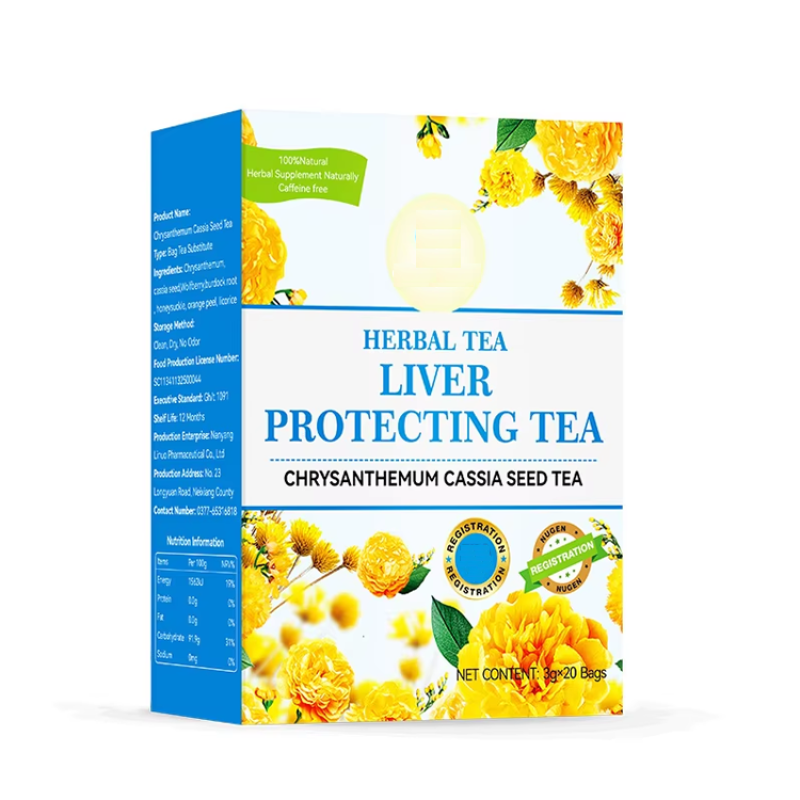 Hot Sale Wholesale Slimming Health Tea Bags Chinese Liver Tea Formula with Chrysanthemum Cassia Seed Burdock Clear Fire Sachet"