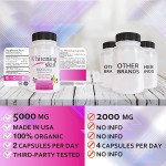 Best Seller High Quality 5000mg Collagen Peptide Gluta Capsules Skin Whitening Healthcare Supplement Hot Sale