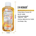 Hot Sale Private Label Natural  Full Body Massage Oil High Quality  Turmeric Oil Super Whitening Oil Skin
