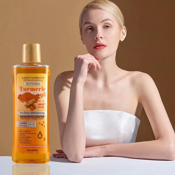 Natural Organic Turmeric Remove Acne Anti-Dark Spot Body Lotion Turmeric Soap Body Oil Turmeric Whitening Cream