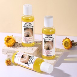 Factory Wholesale OME/ODM Hot Sale extra Peeling Oil  Whitening Removal Yellow Black African Skin 110ML Natural Exfoliating Oil