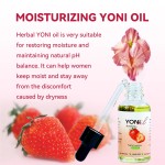 Strawberry Natural Yoni Essential Oil Feminine Hygiene MoisturiseVagina Rejuvenation Tightening Detox for Lady Remove Odor