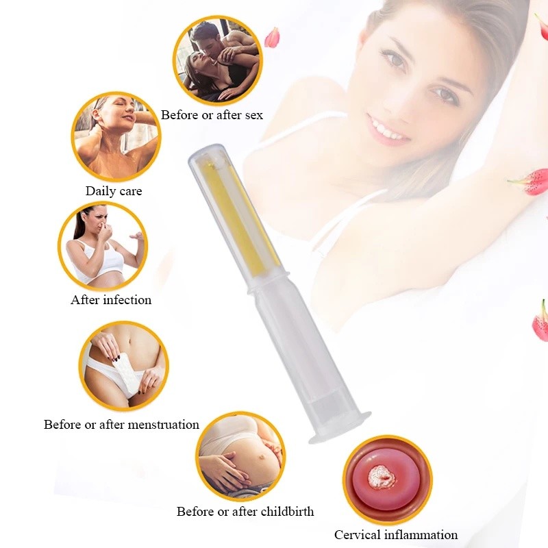 5pcs Chinese Herbal Gynecological Gel for Women Vaginal Tightening Shrink Gel Uterus Nursing Anti-Itching Inflammation Safety