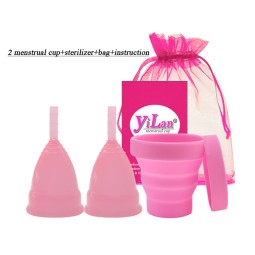 Feminine Hygiene Menstrual Cup Women Menstrual Period Collector Medical Silicon Menstruation Disc for Lady Mestruation