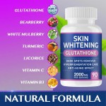 OEM Private Label 2000mg Vitamin C Whitening Capsules 90 Capsules Beauty Supplement for Adult Skin Whiten Private Label
