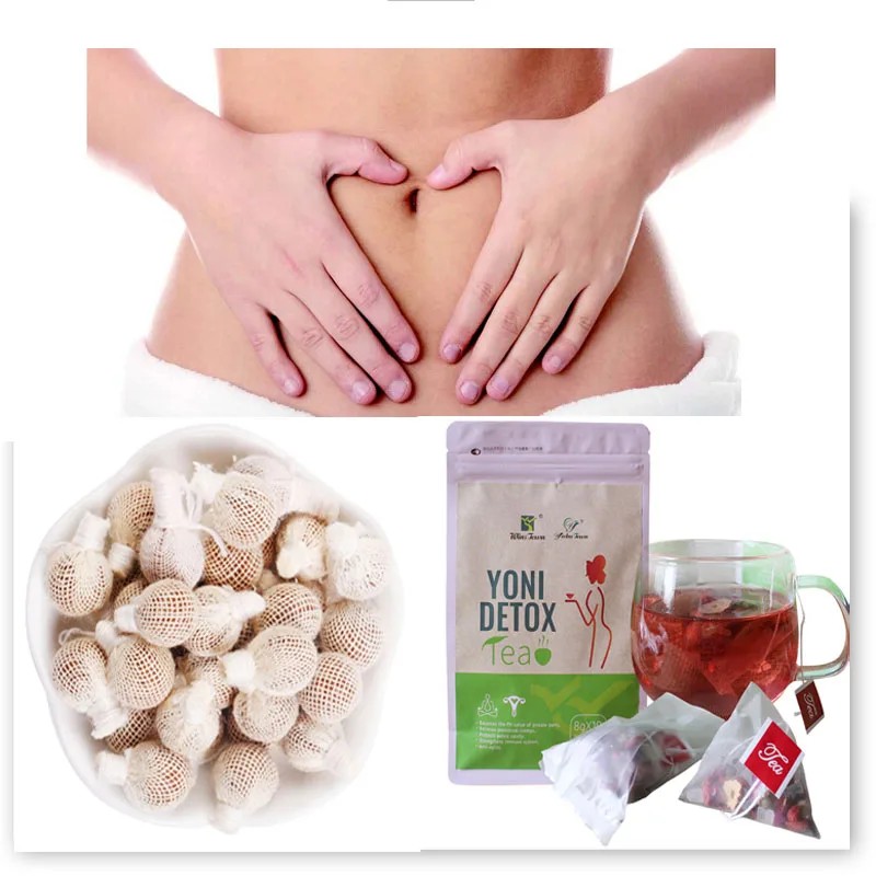 100% Original Herbal Tampon Yoni Pearl Purge Odd Vaginal Smell Cleaning Vaginal Dryness Cure