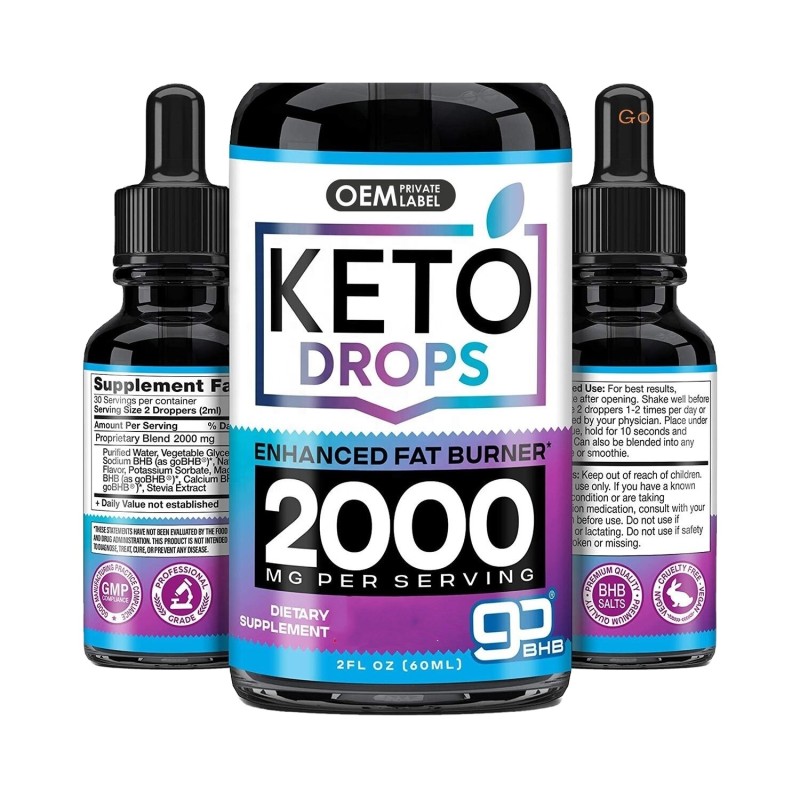 Keto Diet Drops Supplier - BHB with Exogenous Ketones Booster
