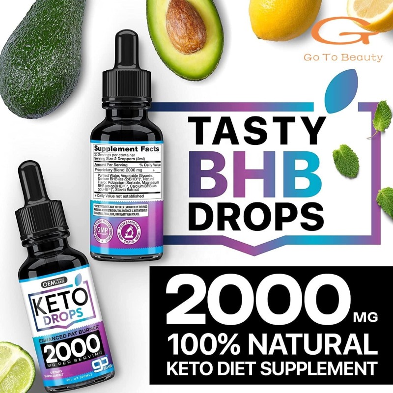 Keto Diet Drops Supplier - BHB with Exogenous Ketones Booster
