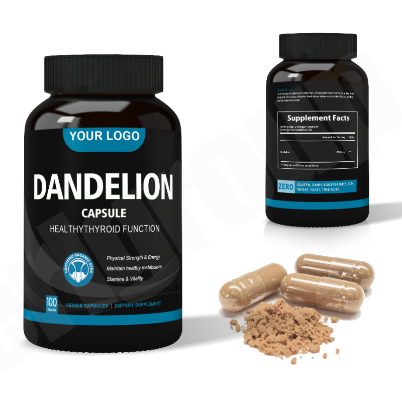 Dandelion Capsules Manufacturer - OEM Natural 500mg Root Extract
